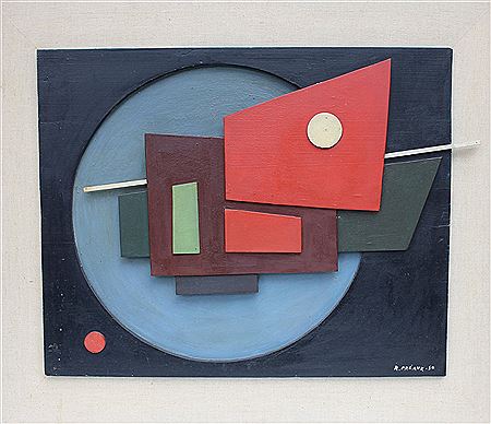Composition géométrique by Raymond Preaux - Auction record, sale price, and art valuation. Compare with similar artists and explore comparable artworks.