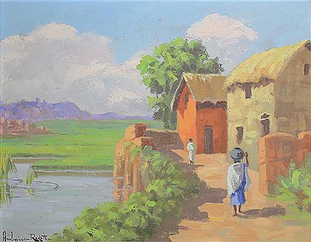 Le village à Madagascar