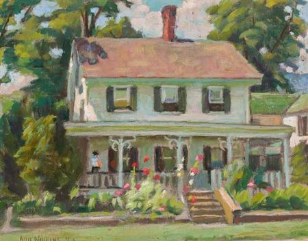 A New England Home (probably Old Lyme)
