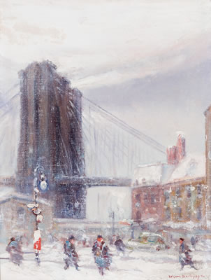 Brooklyn Bridge in Winter