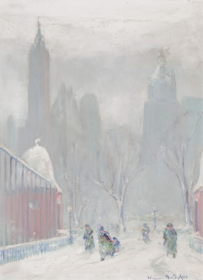 "Entrance to the Animals, Central Park N.Y."