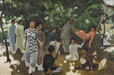 LE HAMAC (THE HAMMOCK) by Joseph Inguimberty - Auction record, sale price, and art valuation. Compare with similar artists and explore comparable artworks.