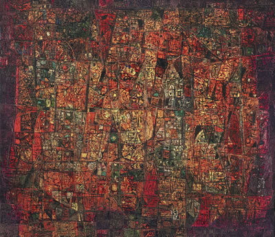 PEMANDANGAN DARI ATAS (LANDSCAPE FROM ABOVE) by Nasirun - Auction record, sale price, and art valuation. Compare with similar artists and explore comparable artworks.