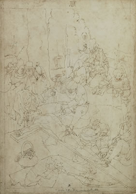 CHRIST BEING NAILED TO THE CROSS by Albrecht Durer - Auction record, sale price, and art valuation. Compare with similar artists and explore comparable artworks.