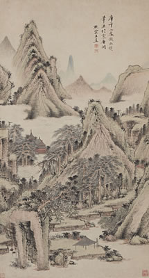 LANDSCAPE AFTER WANG MENG by Yu Wang - Auction record, sale price, and art valuation. Compare with similar artists and explore comparable artworks.