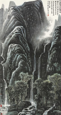 MAGNIFICENT MOUNTAINS WITH GUSHY CASCADES