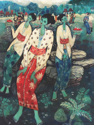 Tiga Gadis di Taman