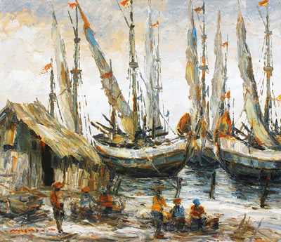Perahu Berlabuh