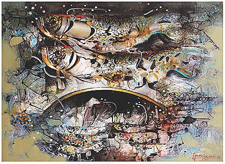 Kelompok Ikan by Asri Noegroho - Auction record, sale price, and art valuation. Compare with similar artists and explore comparable artworks.