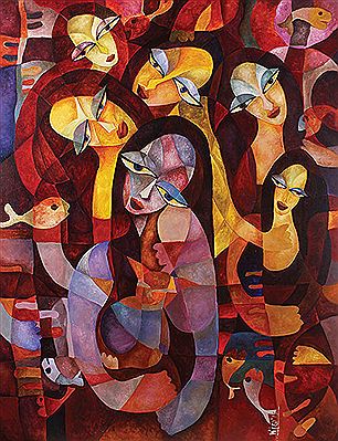 Hard Life by Maria Tiwi - Auction record, sale price, and art valuation. Compare with similar artists and explore comparable artworks.