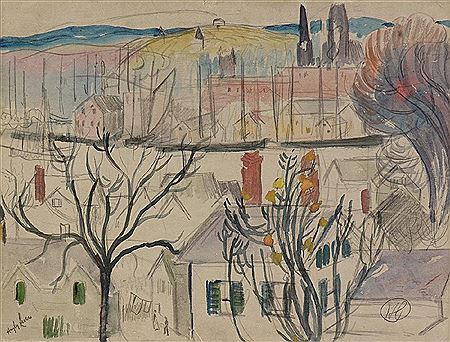 "Village in Winter"