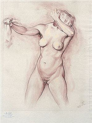 Stehender weiblicher Akt. by Carl Walther - Auction record, sale price, and art valuation. Compare with similar artists and explore comparable artworks.