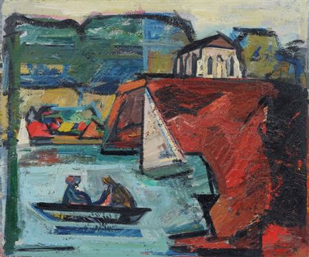 "Am Stausee bei Slapy" (bei Prag). by Horst Weber - Auction record, sale price, and art valuation. Compare with similar artists and explore comparable artworks.