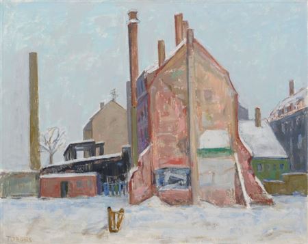 Abrisshaus im Winter (Platz der Einheit) (Dresden). by Gunther Torges - Auction record, sale price, and art valuation. Compare with similar artists and explore comparable artworks.