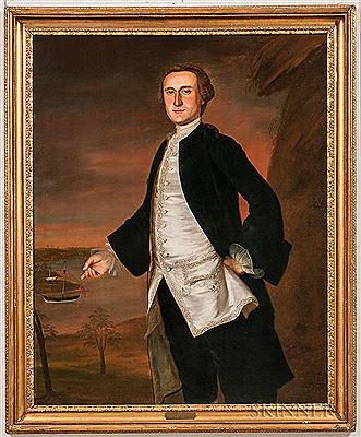 Portrait of David Mumford (1730-1807), New London, Connecticut by Joseph (Jonathan) Blackburn - Auction record, sale price, and art valuation. Compare with similar artists and explore comparable artworks.