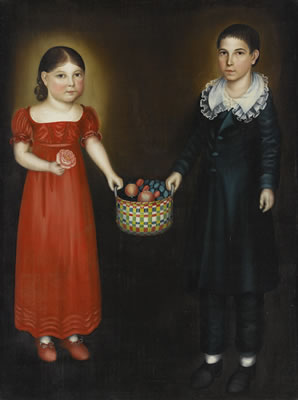 Sample artwork by Royall Brewster Smith (1801 - 1855), known for naive portrait - View similar artists and auction records