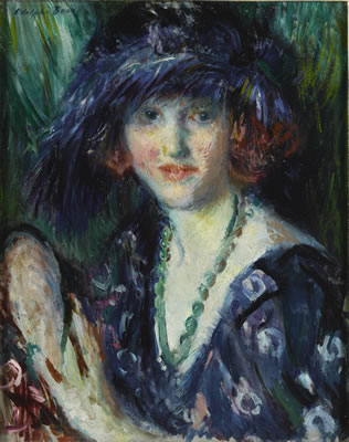 THE BLUE FEATHERED HAT