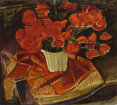 Sample artwork by Henry Varnum Poor (1887 - 1970), known for figure, landscape, still life easel and mural painting - View similar artists and auction records