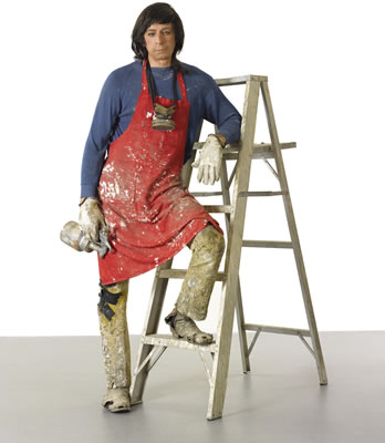 ARTIST WITH LADDER