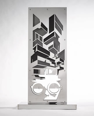 Sample artwork by The Merger (Born 2009), known for collaborative painting, sculpture - View similar artists and auction records