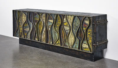 "WAVY FRONT" CABINET