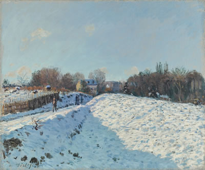 EFFET DE NEIGE À LOUVECIENNES