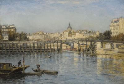PARIS, LA SEINE AU PONT DE L'ESTACADE