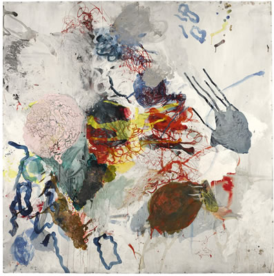 Sample artwork by Tsuruko Yamazaki (1925 - 2019), known for high color geometric abstract and non-objective painting, reflective materials - View similar artists and auction records