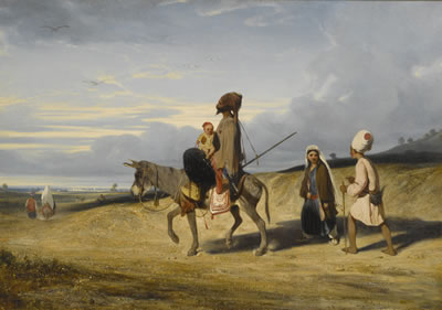 Sample artwork by Alexandre Gabriel Decamps (1803 - 1860), known for figure, landscape, history and genre painting, orientalism - View similar artists and auction records