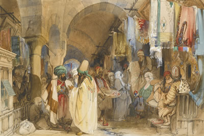 THE GRAND BAZAAR, CONSTANTINOPLE