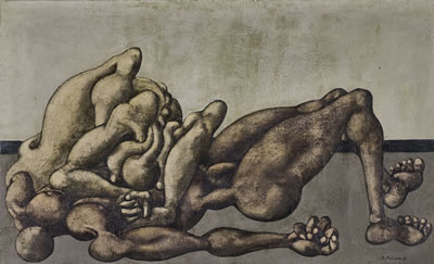REQUIEM OMNIBUS (DEATH OF MARTIN LUTHER KING) by Bahman Mohasses - Auction record, sale price, and art valuation. Compare with similar artists and explore comparable artworks.
