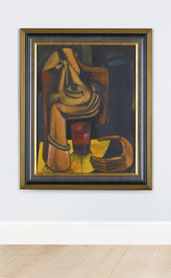 UNTITLED (THE DRINKER) by Fouad Kamel - Auction record, sale price, and art valuation. Compare with similar artists and explore comparable artworks.