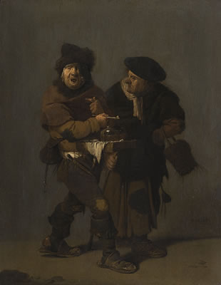 A PEDLAR AND AN OLD WOMAN