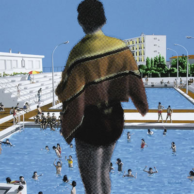 Sample artwork by Vincent Michea (Born 1963), known for painting, graphic design - View similar artists and auction records