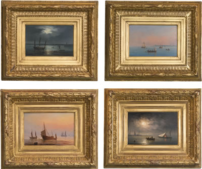 FOUR COASTAL LANDSCAPES (4)