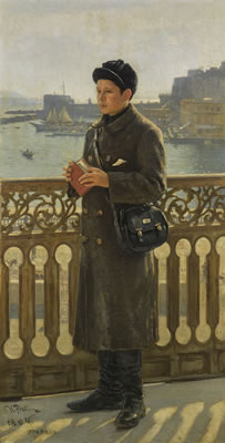 PORTRAIT OF YURI REPIN BY THE BAY OF NAPLES