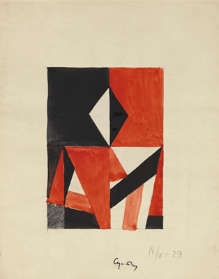 RED AND BLACK COMPOSITION
