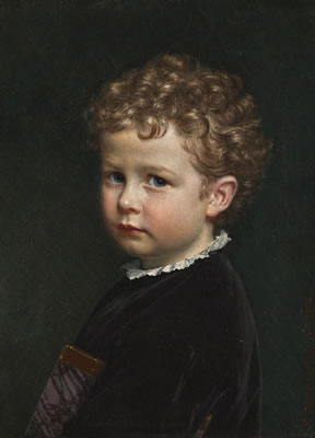 BOY WITH CURLY HAIR by Johan Vilhelm Gertner - Auction record, sale price, and art valuation. Compare with similar artists and explore comparable artworks.