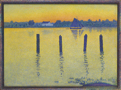 Sample artwork by Theodore Van Rysselberghe (1862 - 1926), known for impressionist and pointillist figure painting, nudes, portrait, landscape - View similar artists and auction records