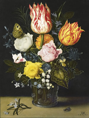 STILL LIFE OF FLOWERS IN A BERKEMEIJER GLASS BEAKER by Ambrosius Bosschaert The Elder - Auction record, sale price, and art valuation. Compare with similar artists and explore comparable artworks.