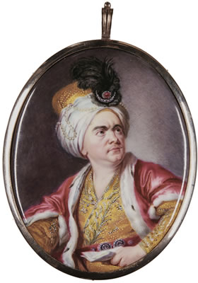 PORTRAIT OF HENRI-LOUIS CAIN, 'LEKAIN' (1728-1778), AS OROSMANE IN ZAIRE