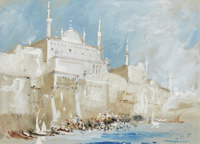 VIEW IN ISTANBUL by Hercules Brabazon Brabazon - Auction record, sale price, and art valuation. Compare with similar artists and explore comparable artworks.