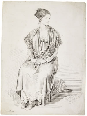 A SEATED WOMAN