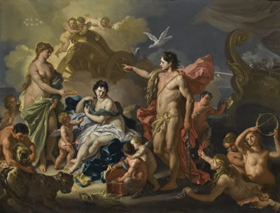 BACCHUS AND ARIADNE by Francesco Solimena - Auction record, sale price, and art valuation. Compare with similar artists and explore comparable artworks.