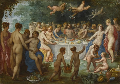 THE FEAST OF THE GODS, possibly The Wedding of Peleus and Thetis