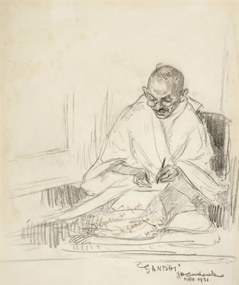 Sample artwork by John Henry (JH) Amshewitz (1882 - 1942), known for abstract portrait, figure and genre painting - View similar artists and auction records