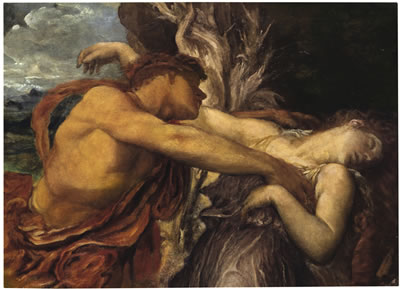 ORPHEUS AND EURYDICE by George Frederic Watts - Auction record, sale price, and art valuation. Compare with similar artists and explore comparable artworks.