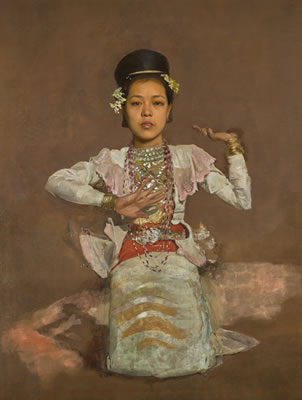BURMESE DANCER NO.6; MA SEYN NU, POSE VIII