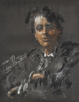PORTRAIT OF W.B. YEATS by Antonio Mancini - Auction record, sale price, and art valuation. Compare with similar artists and explore comparable artworks.