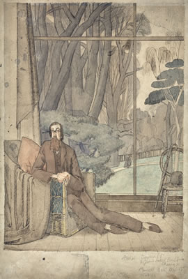 STUDY FOR LYTTON STRACHEY